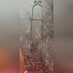 Black Metal Wall Art Display Easel Stand